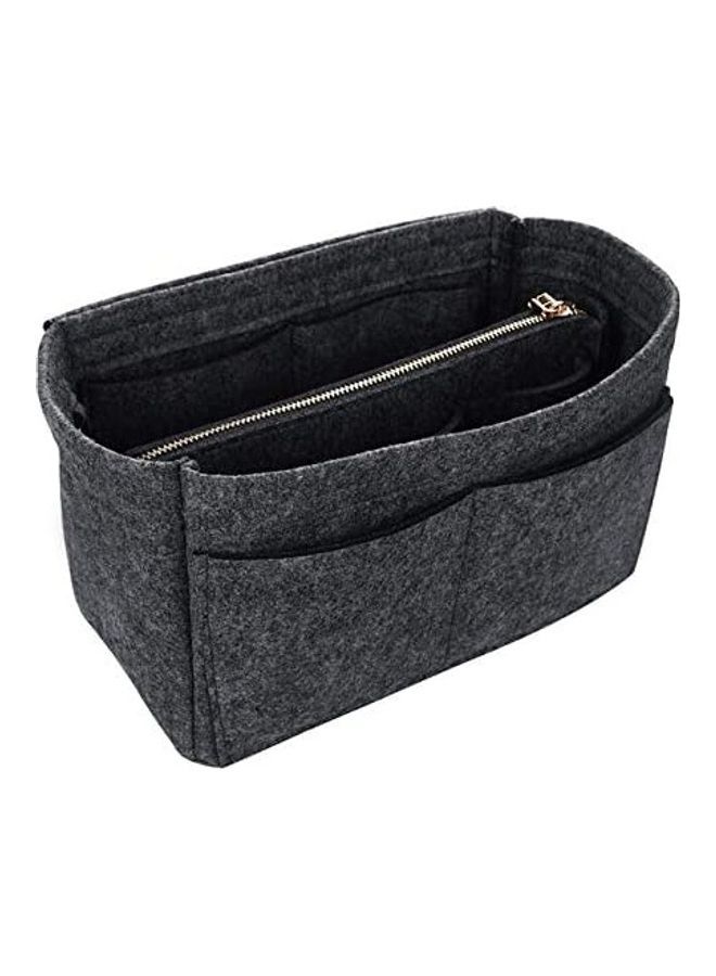 NIBEMINENT Felt Organizer Cosmetic Bag Grey - Image 1
