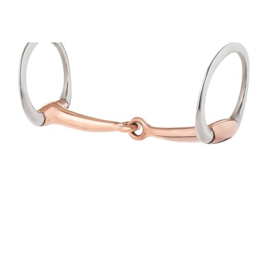 Weaver Leather Weaver Equine Copper Mouth Eggbutt Snaffle Bit, 5" - Image 3