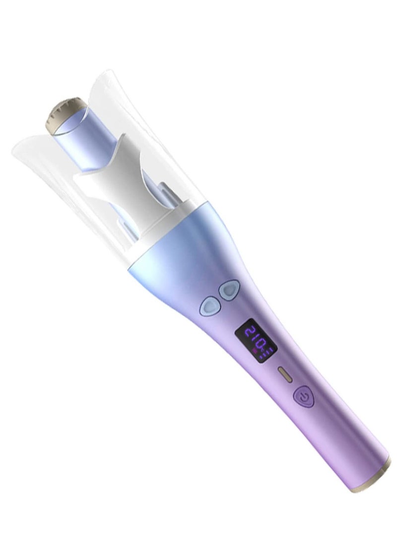 Generic - Auto Hair Curling Wand Ion Wrap Curler with Ceramic Ionic Barrel and Smart Anti-Stuck Sensor, Professional Styling Tool for Long and Medium Length Hair - Image 1