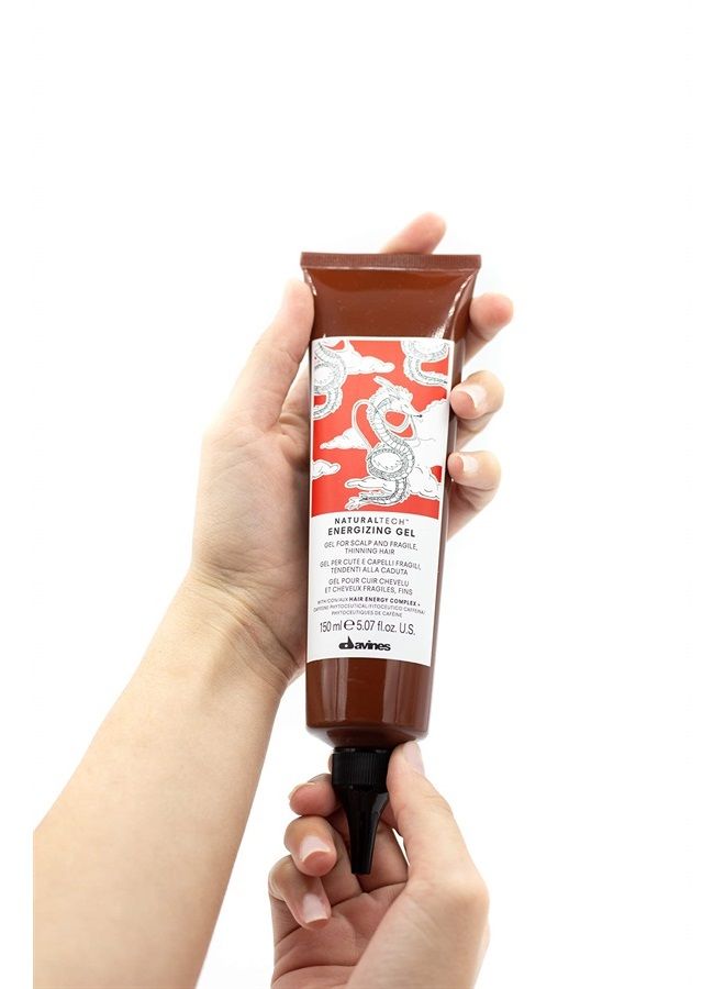 Davines Naturaltech ENERGIZING Gel, Revitalize Thin And Fragile Hair, Light Styling Effect, 5.07 Fl. Oz. - Image 5