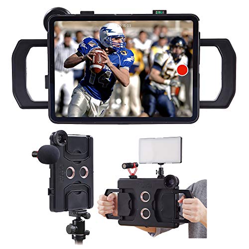 Velikon MegaMount Multimedia Rig Case Video stabilizer for Apple iPad Pro 12.9 inch *[2018 3rd GEN ONLY]* Easily Attach Lenses, Lights, Microphones. Great for Video Recording. Mounts on Tripods and Monopods - Image 1