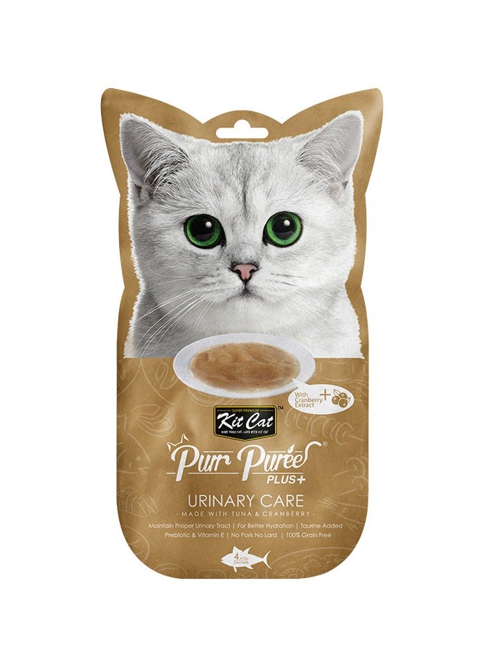 Kit Cat Purr Puree Plus+ Tuna & Cranberry (Urinary Care) - Image 1
