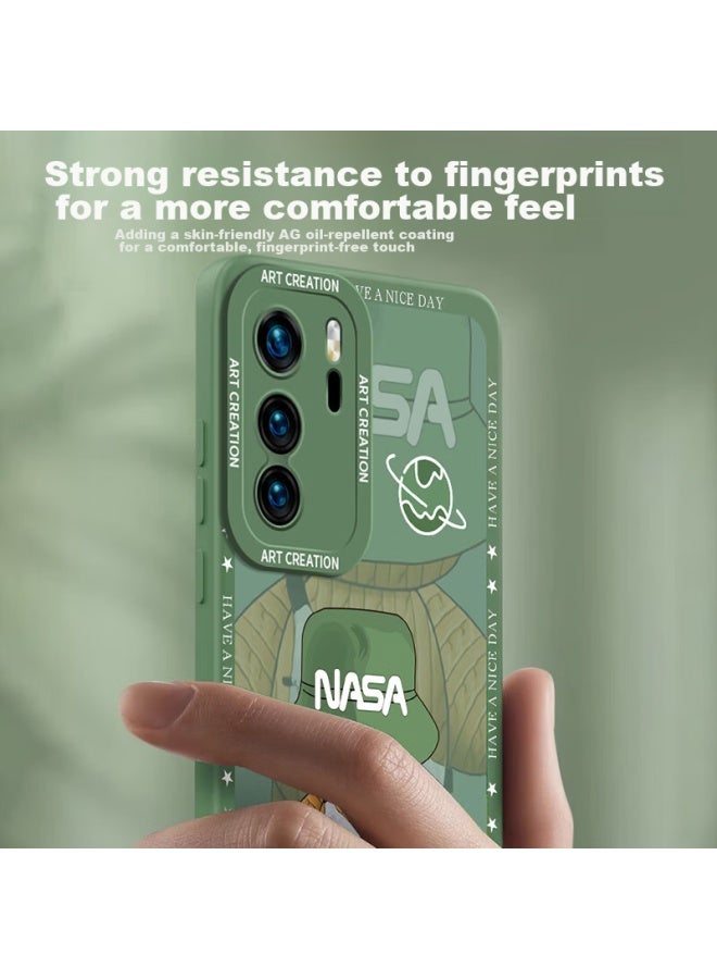 Neyaa Nai Xiao Ya Huawei P40 Phone Case, P40 Protective Cover, Full Lens Protection, Silicone Shockproof, Ultra-thin, Creative Cartoon Simple Trendy Soft Case For Men And Women, Graphite Black - Image 3