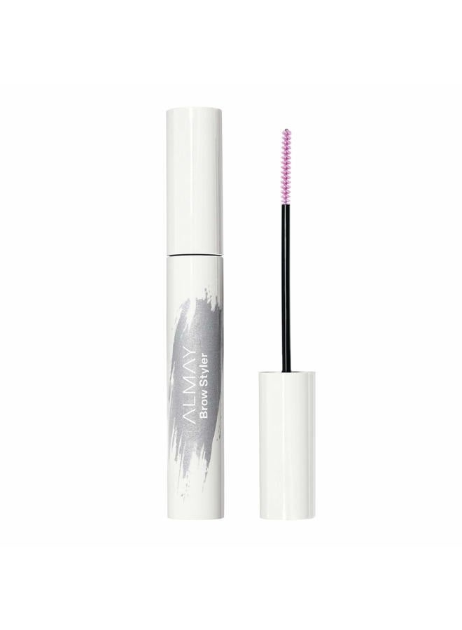 Almay Eyebrow Gel with Marula Oil, Flake-Free & Lightweight Brows, Hypoallergenic, Clear, 1 Count - Image 2
