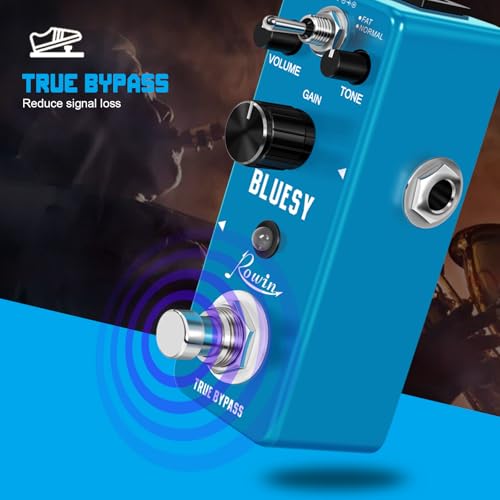 Rowin Vintage Vacuum Bluesy Guitar Effect Pedal - Image 5
