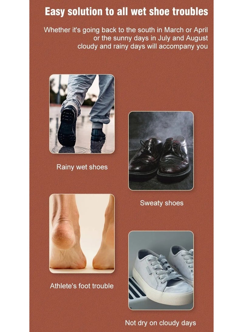 ارواق مجفف أحذية كهربائي 220 فولت معقم وواقي للقدمين ومزيل العرق لتدفئة الأحذية - Image 3
