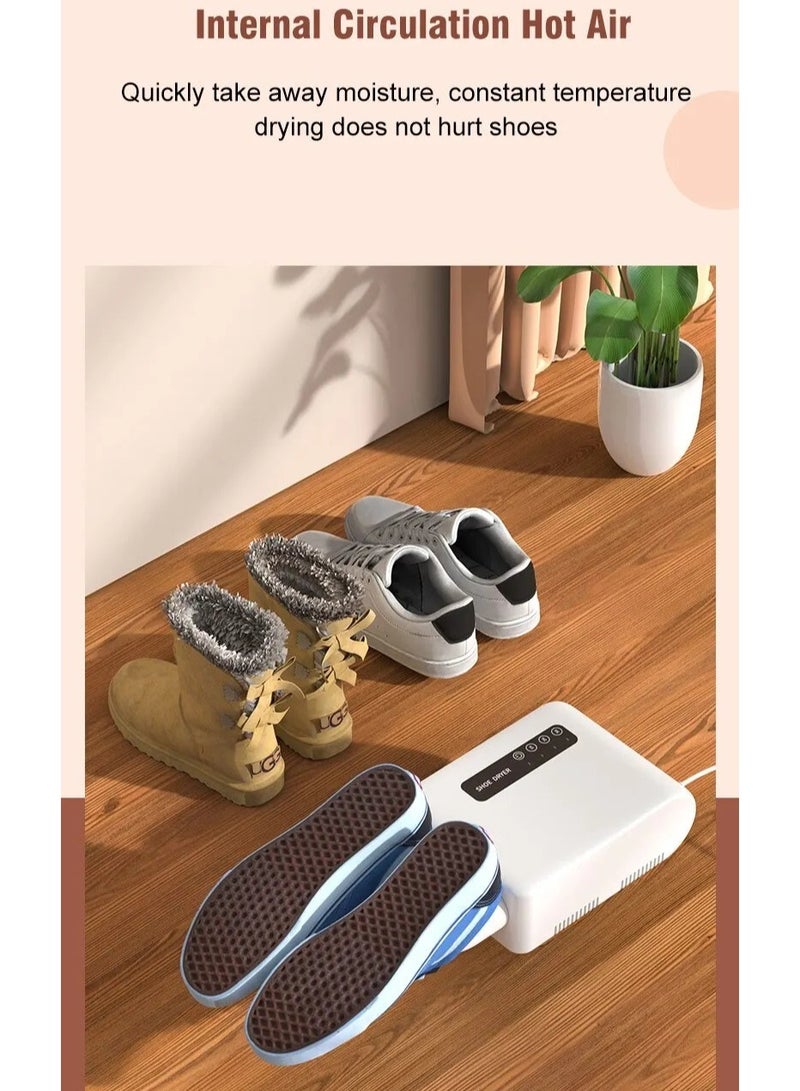 ارواق مجفف أحذية كهربائي 220 فولت معقم وواقي للقدمين ومزيل العرق لتدفئة الأحذية - Image 5