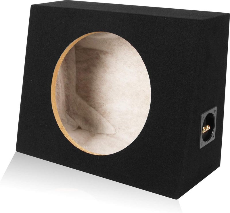 Belva 12-inch Sealed Truck Enclosure/Car Subwoofer Box with Angled Design and Prelined Polyfil - Image 2