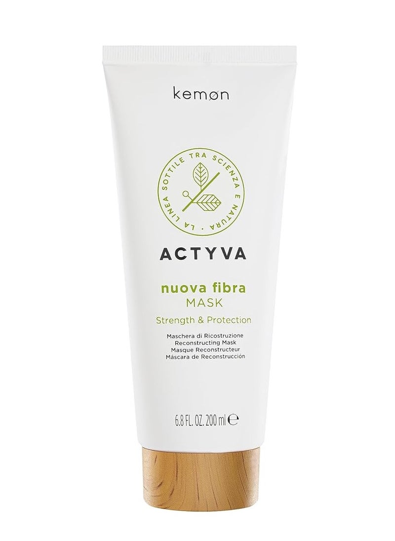 Kemon Actyva Nuova Fibra Mask SN Velian 200 ml - for Damaged or Weakened Hair  - Image 1