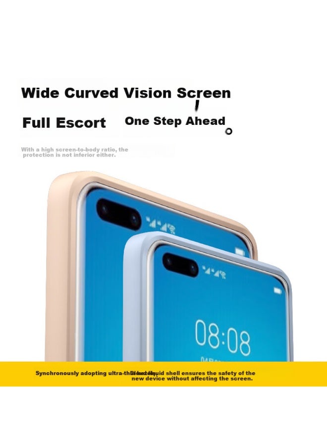 كيكل Keklle غطاء هاتف Skin-friendly مغناطيسي لـ Huawei P40 Pro، غطاء واقي لـ Huawei P40 Pro، غطاء سيليكون سائل Skin-friendly مغناطيسي تغطية كاملة غلاف ناعم واقي، لاف - Image 2