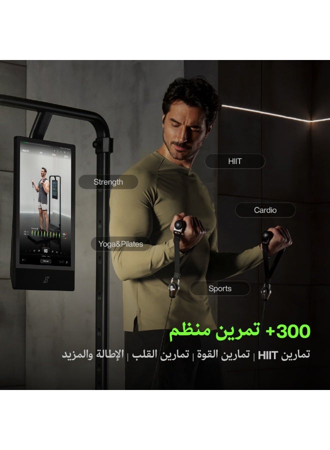 سبيديانس جيم مونستر 2، جهاز اللياقة الذكية المنزلي، جهاز تمارين منزلي معزز بالذكاء الاصطناعي، جهاز سميث متعدد الوظائف، معدات تدريب القوة للجسم بالكامل، محطة تمارين شاملة، وركس بلس - Image 3