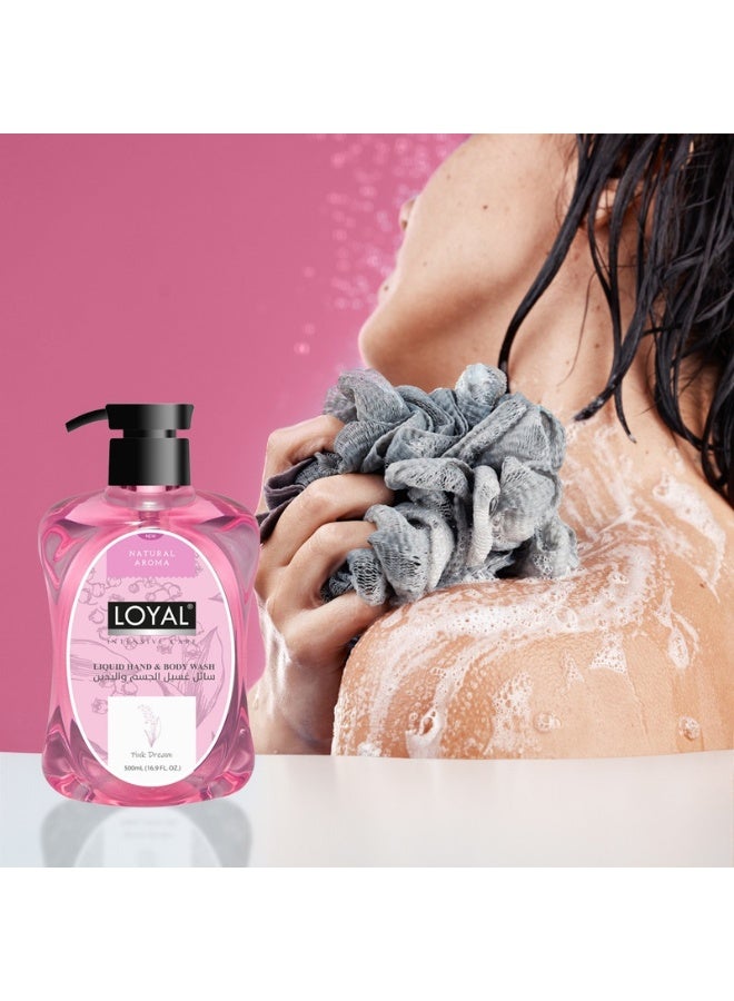 loyal صابون يد سائل - برائحة حلم الورد - عطر طبيعي - 500 مل - Image 3