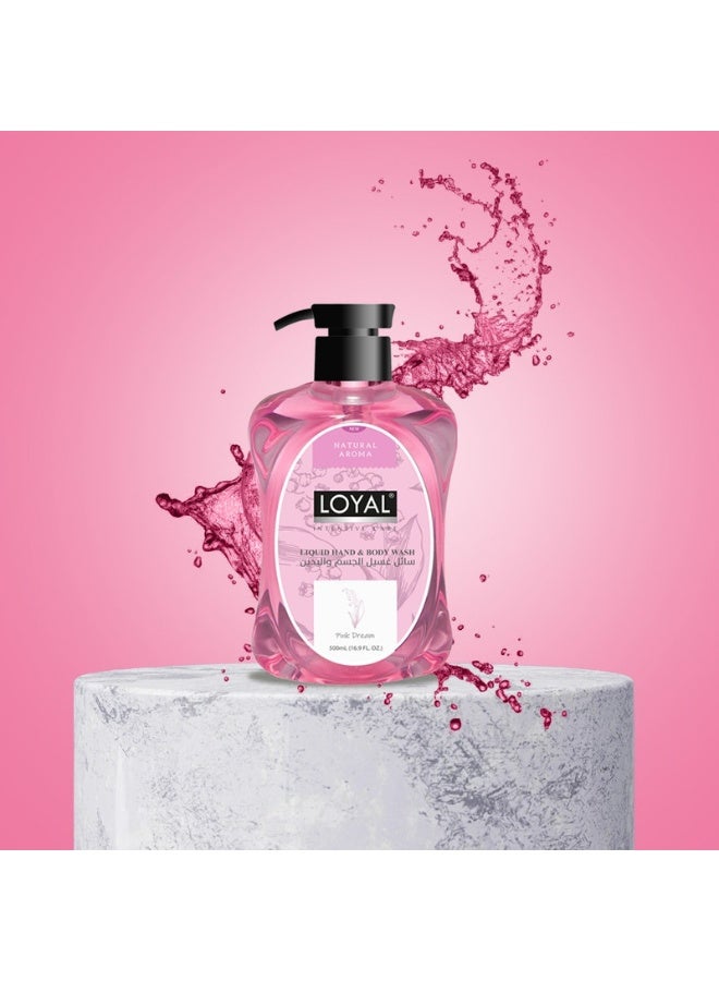 loyal صابون يد سائل - برائحة حلم الورد - عطر طبيعي - 500 مل - Image 4