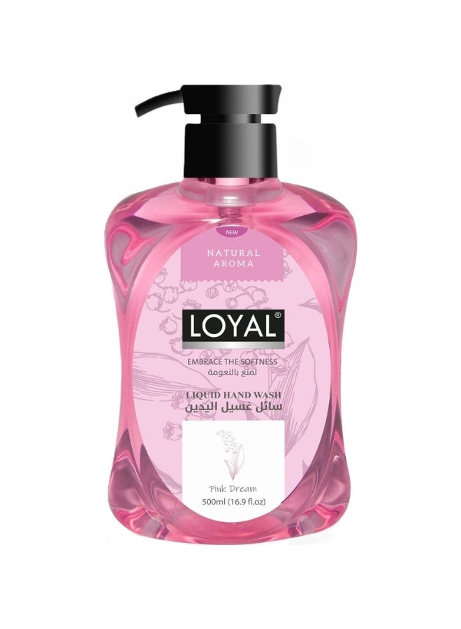 loyal Liquid Hand Wash - With Pink Dream Scent - Natural Aroma - 500 ml - Image 1