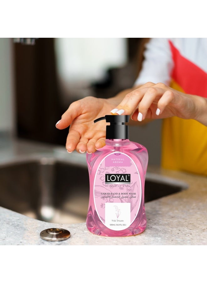 loyal Liquid Hand Wash - With Pink Dream Scent - Natural Aroma - 500 ml - Image 2