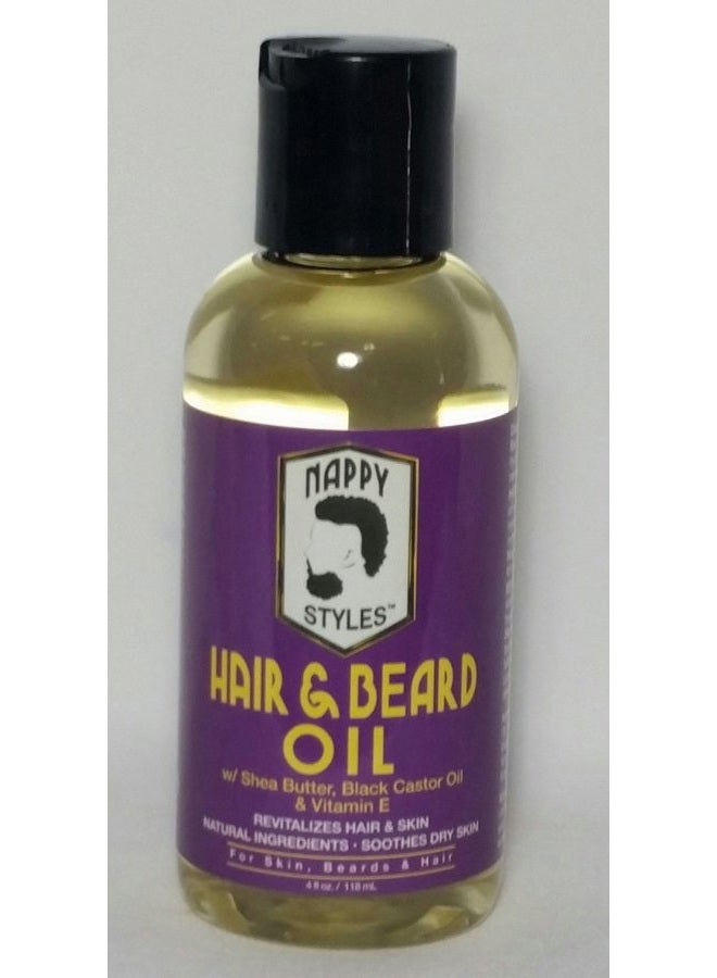 Nappy Styles Hair & Beard Oil 4oz