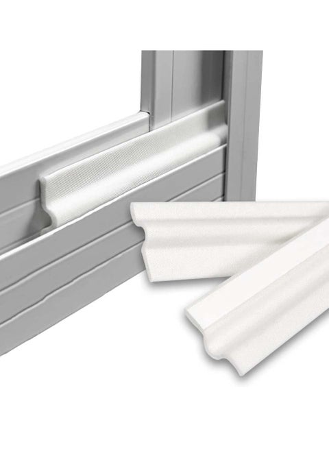 6m Self Adhesive Window Door Weather Seal Strip PU Foam Door Seal Strip Soundproof Pest Proof Windproof Dust Proof White