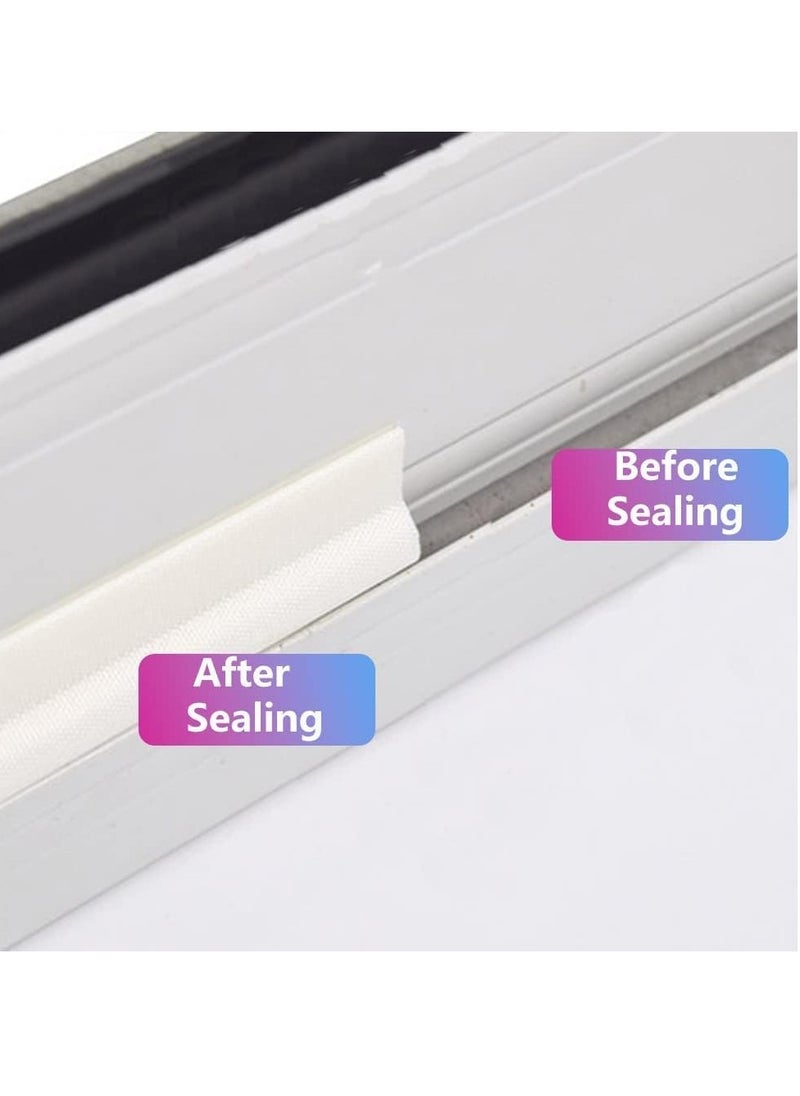 6m Self Adhesive Window Door Weather Seal Strip PU Foam Door Seal Strip Soundproof Pest Proof Windproof Dust Proof White