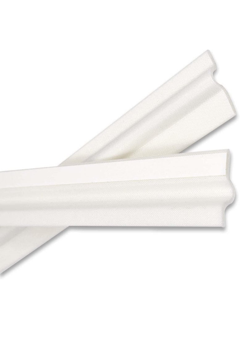6m Self Adhesive Window Door Weather Seal Strip PU Foam Door Seal Strip Soundproof Pest Proof Windproof Dust Proof White