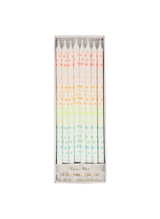Meri Meri Tapered Stars Candles