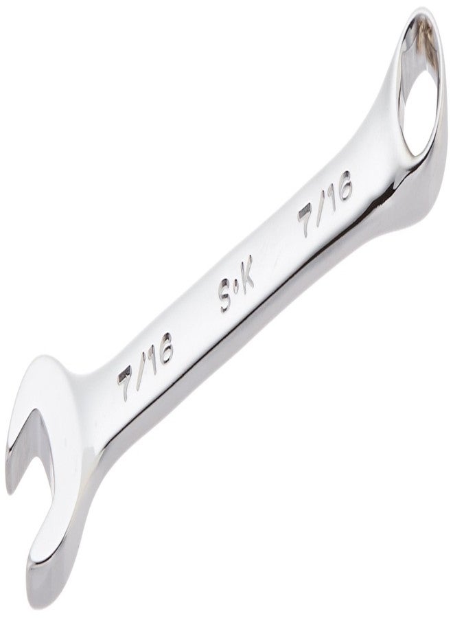 SK Tools USA 7/16", Regular, 6 Point, SuperKrome® Combination Wrench | 88214 - Image 1