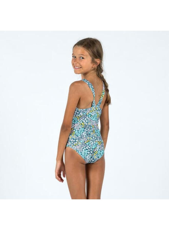 NABAIJI Girls' 1-piece Swimsuit VEGA PANTAI KHAKI - Image 3