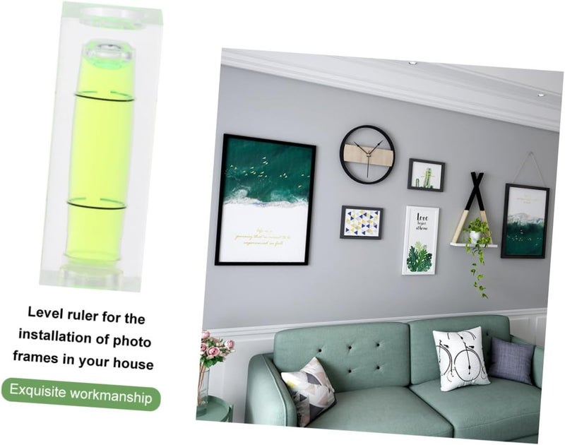 POPETPOP 10 قطع من مستوى الفقاعات المحمول والشريط للأثاث والنجارة لدقة سهلة - Image 2