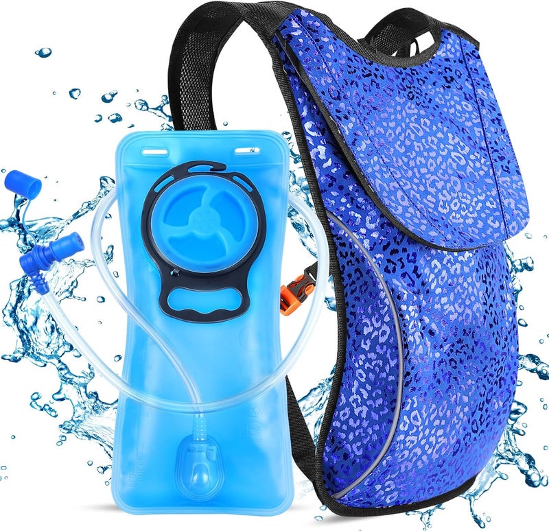 KUYOU Rave Hydration Pack, Hydration Backpack with 2L Hydration Bladder, Festival Essential Water Backpack for Hiking, Running, Cycling, and Music Festivals - Image 1