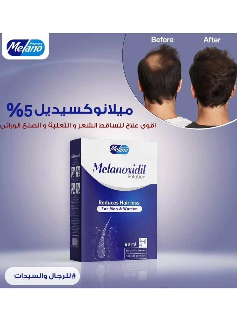 MELANO Melanoxidil 5% topical solution 60 ML 