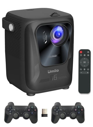Portable Gaming Projector 4K LED Light Source Bluetooth WiFi Android Screen Projector HDMI/USB/SD Supported with Remote and Two Wireless Game Controller - pzsku/Z338DB04A3C5F68707A9EZ/45/_/1721984202/54193cc0-07a8-4ad5-bd75-6c05957baccd