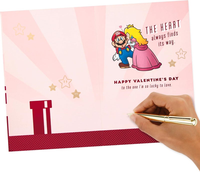 Hallmark Nintendo Super Mario Valentine's Day Card for Significant Other - Image 5