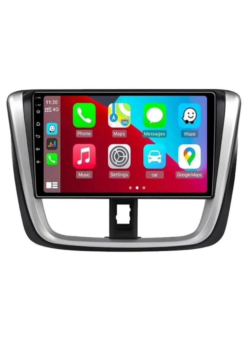 SHEZA STAR - Android Car Stereo for Toyota Yaris/Vios 2016-2017 1GB RAM 32GB ROM Mirror Link Wi-Fi BT, Radio GPS Navigation, 10 Inch IPS Touch Screen with AHD Camera Included - Image 1