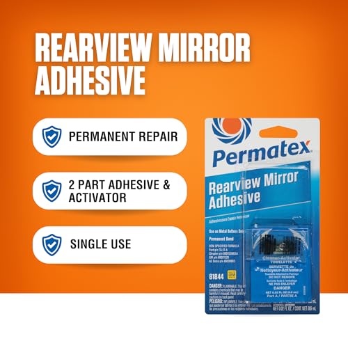 Permatex لاصق مرآة الرؤية الخلفية الأيمن بقوة احترافية من بيرماتكس 81844 - Image 3