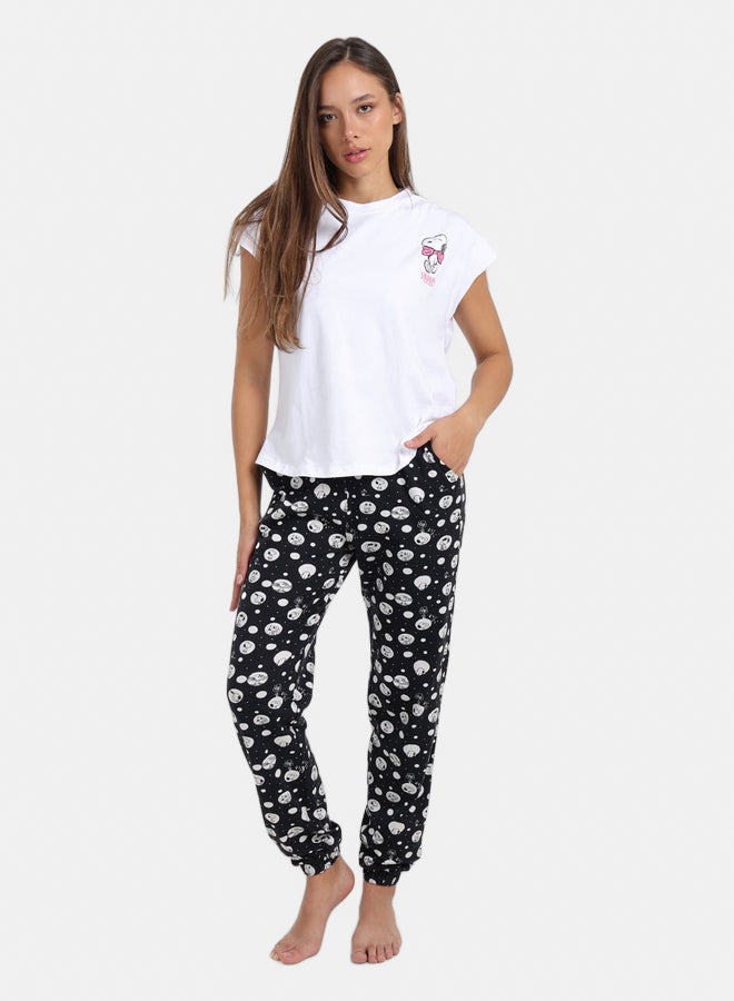 Carina Pyjama Set with Carrot Leg Pants - Image 1
