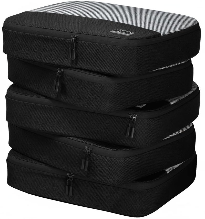 Dot&Dot Large Packing Cubes for Travel - 5pc Large Size Travel Packing Cubes for Suitcases - Lightweight Luggage Organizer Bags - Image 1