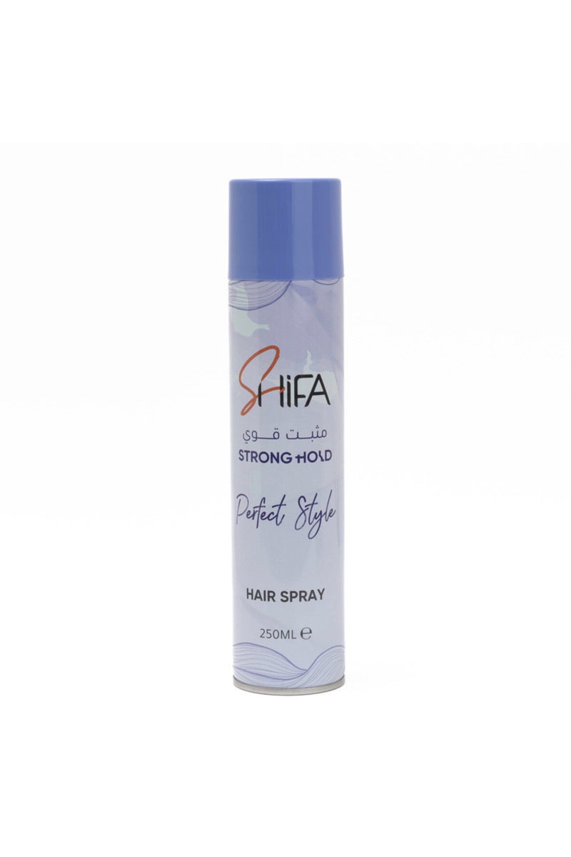 SHIFA Shefa Perfect Style Strong Hold Hairspray - 250ml - Image 1