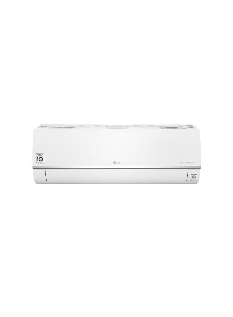 LG S-PLUS Air Conditioner, 2.25 HP, Cooling Only, Inverter, Without a Holder, Wi-Fi, Fast Cooling, UVnano Technology, ThinQ, 4-Way Air Distribution, Low Noise, S4-Q18KL2MD - WH white - Image 1