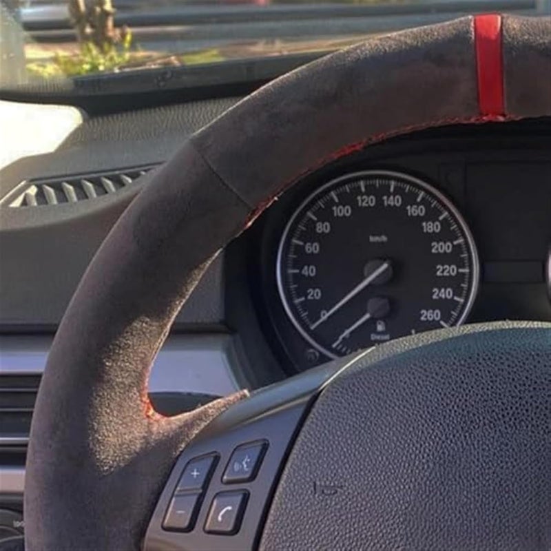 Wivplex Non-Slip Leather Steering Wheel Cover for BMW - Image 3