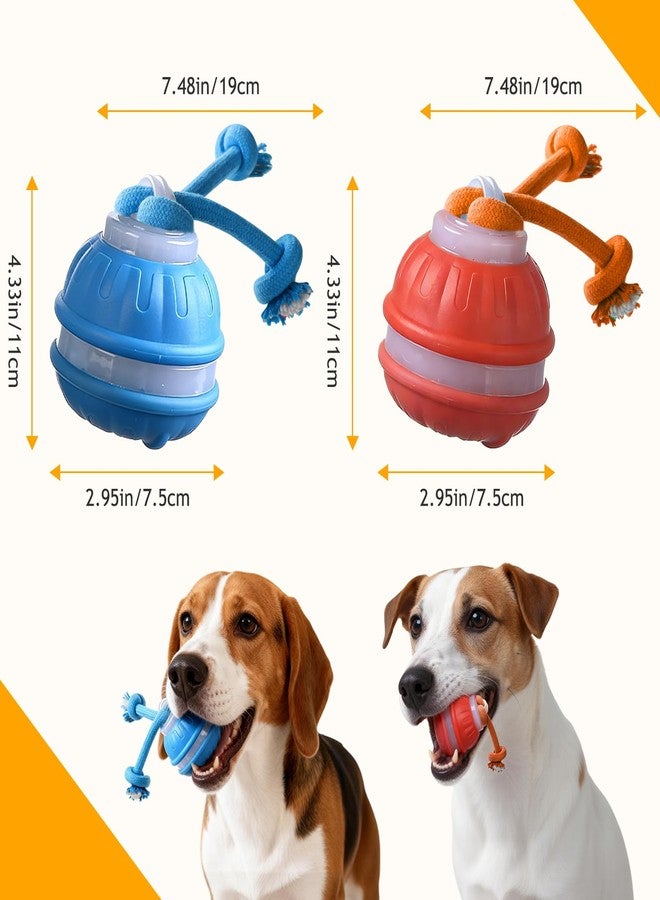 2 Mixed Zealburst Dog Toy, Interactive Dog Toys, 360° Smart Automatic Rolling Moving, Upgraded Motion Activated Squeaky Cat Balls, USB Rechargeable Smart Motion Pet Ball for Bored Pet Cats Dogs - Image 2