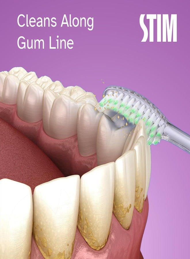 STIM Silky | Ultra soft toothbrush | Extra gentle bristles | Cleans along the gum line | Cleans till 3rd Molar - Pack of 2 - Image 4