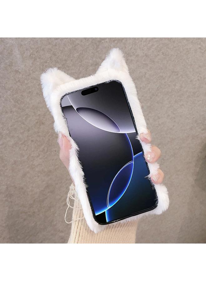S-TOP Case For iPhone 16 Pro Max 3D Cute Cat Plush Full Coverage Phone Case - Image 3