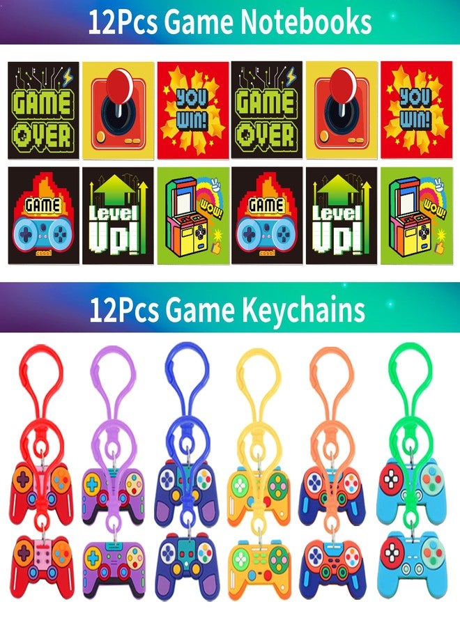 PLOUGVI 320PCS Video Game Party Favors for Kids-Including Goodie Bags, Glasses, Straws, Bubble Wands, Stickers, Cake Toppers, Tattoos & More-Perfect for Theme Party Decorations & Piñata Fillers - Image 5