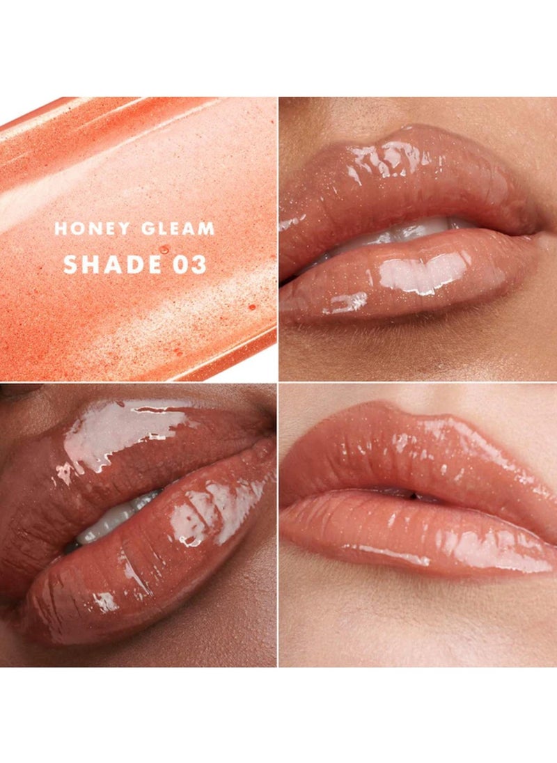 GIORGIO ARMANI - Prisma Glass Hydrating Lip Gloss- 03 Honey Gleam, 3.5ml - Image 1