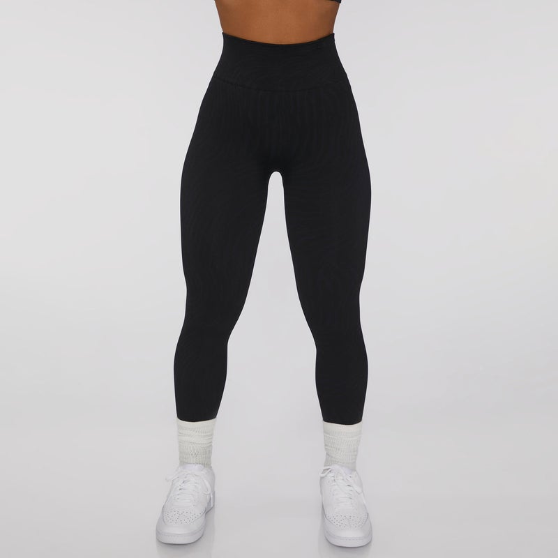 Generic Seamless Yoga Outfit Tank Top T-Shirt Womens Tummy Control Booty Shorts Set Black trousers 