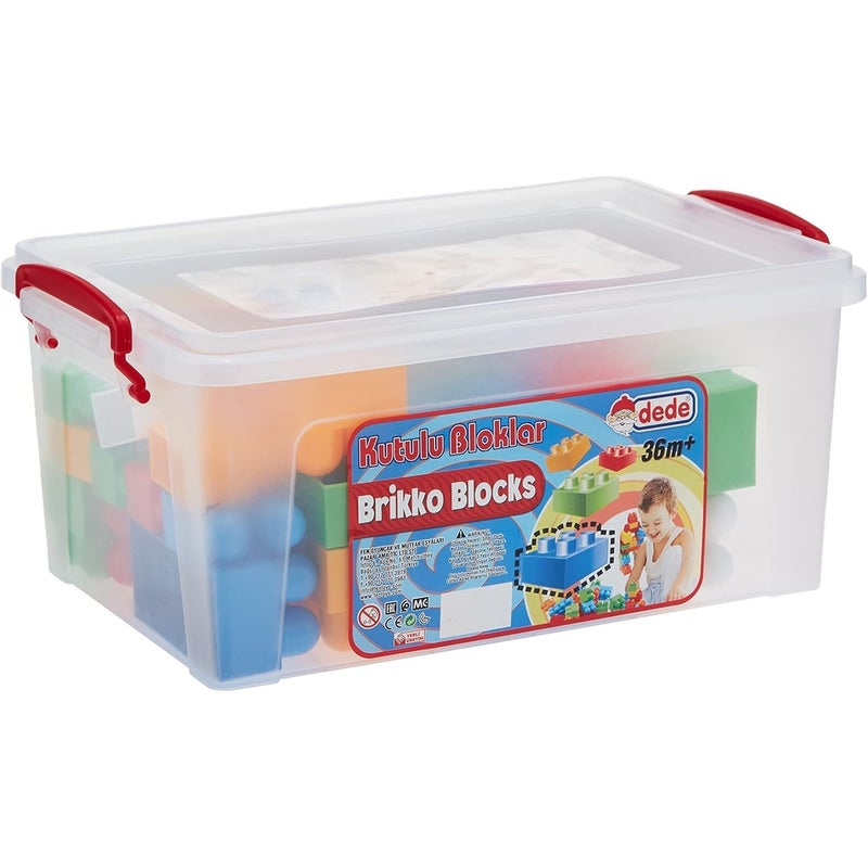 Dede - Brikko Blocks for Kids 58 Pieces - 1325 - Image 1
