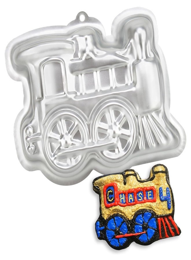 TinLeJa Aluminum 3D Train Locomotive Shape Cake Decorating Mould Baking Pan DIY Birthday Cake Mould Kitchen Supplies - Image 1