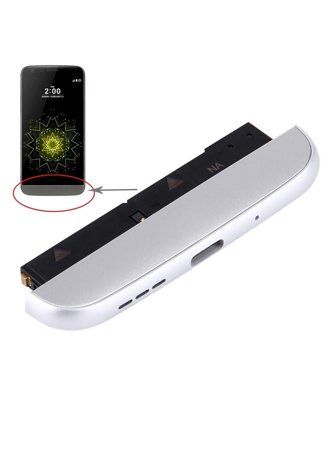 erorex (Charging Dock + Microphone + Speaker Ringer Buzzer) Module for LG G5 / LS992 (US Version)(Silver) - Image 1