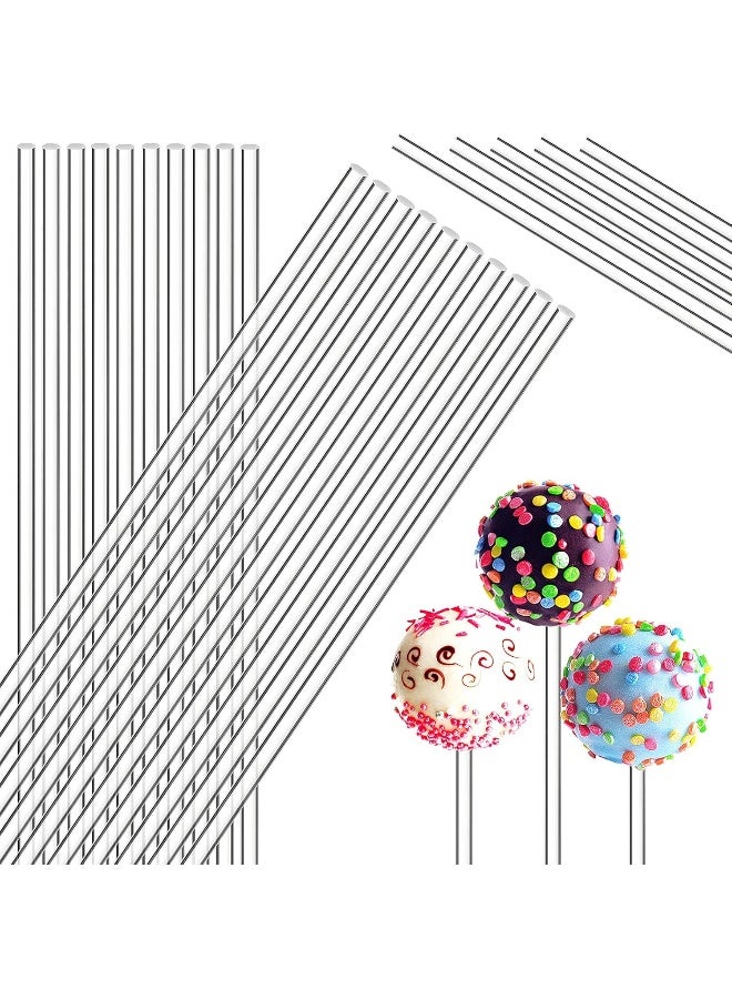 Zopeal Zopeal 200 Pieces Acrylic Lollipop Sticks Cake Pops Sticks Candy Sticks Treat Sticks for Wedding Halloween Christmas Candy Melt Cake Pops Cupcake Toppers Chocolate Cookie Dessert (Clear, 6 Inch)  - Image 1