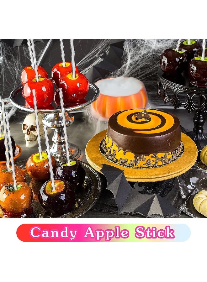 Zopeal Zopeal 200 Pieces Acrylic Lollipop Sticks Cake Pops Sticks Candy Sticks Treat Sticks for Wedding Halloween Christmas Candy Melt Cake Pops Cupcake Toppers Chocolate Cookie Dessert (Clear, 6 Inch)  - Image 5