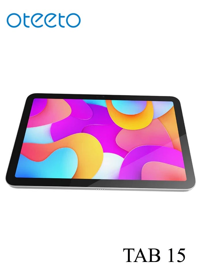 Oteeto Oteeto TAB 15 Slim Design 5G Android Tablet With 10.1 Inch Display Dual SIM Slot 8GB RAM 512GB ROM and 6000 mAh Battery Silver  - Image 2